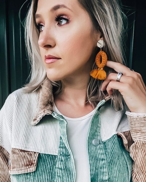 Rust Fringe Earrings