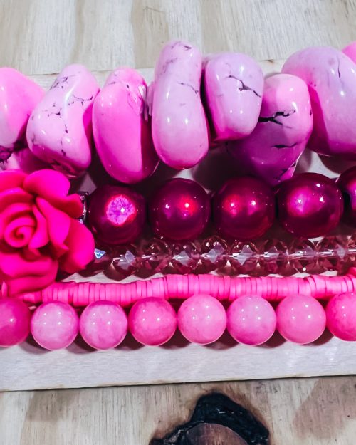 Pink Bracelet Stack