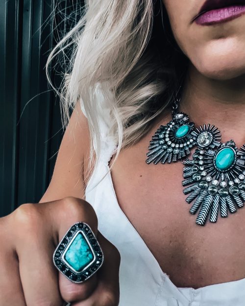 Diamond Turquoise Ring