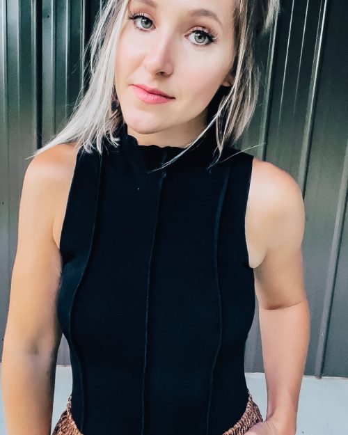 Black Slinky Bodysuit