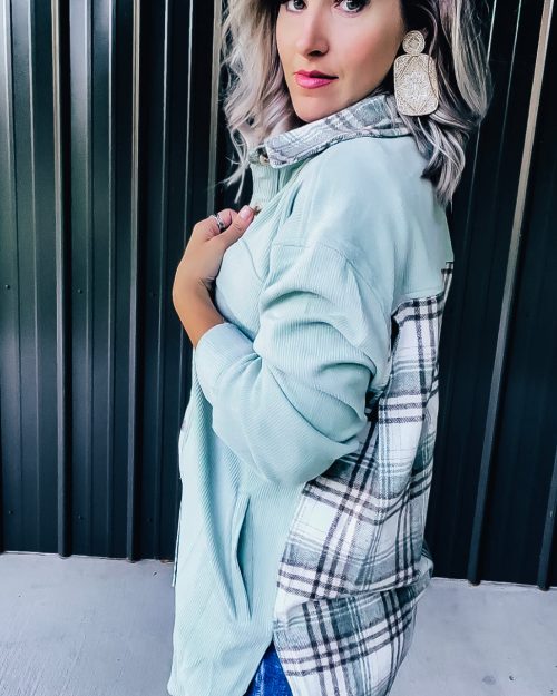 Mint Sage Flannel