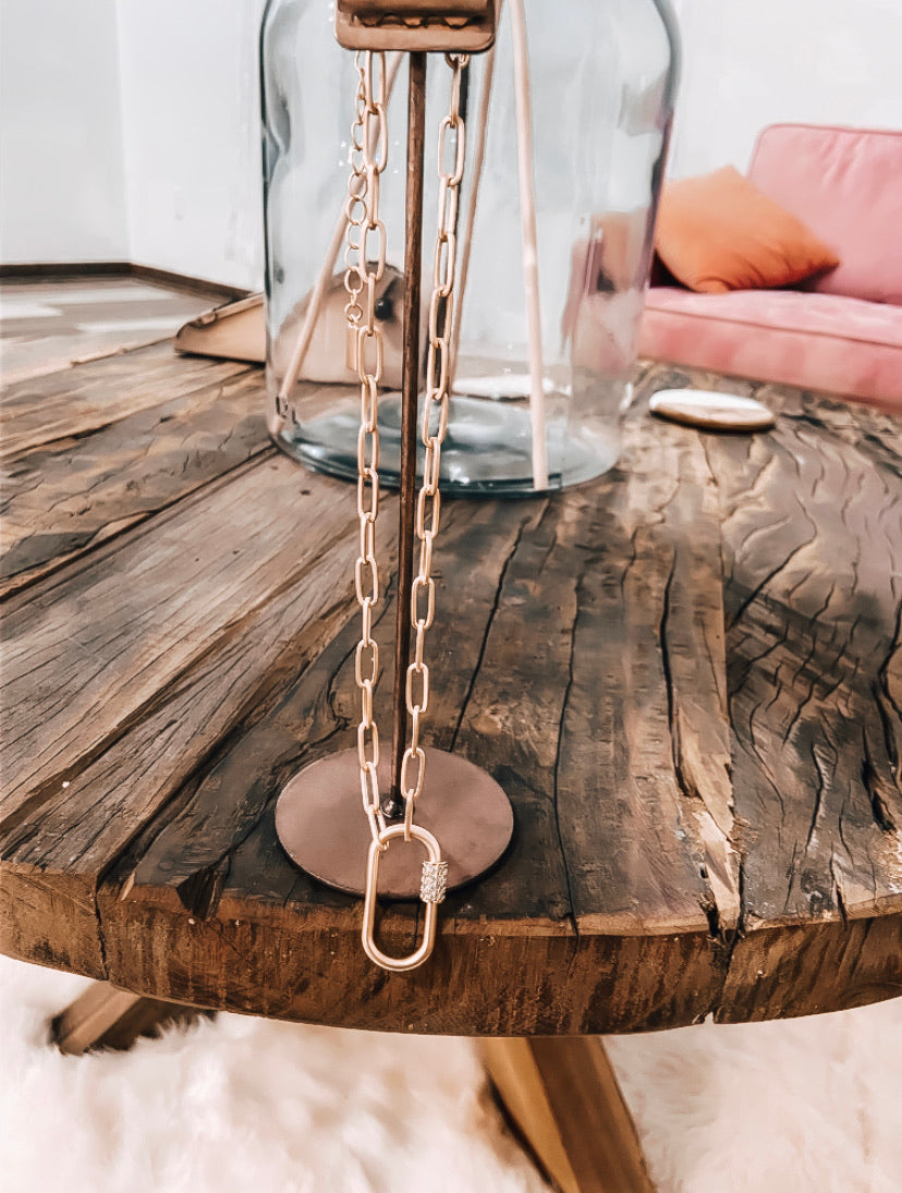 Gold Latch Necklace
