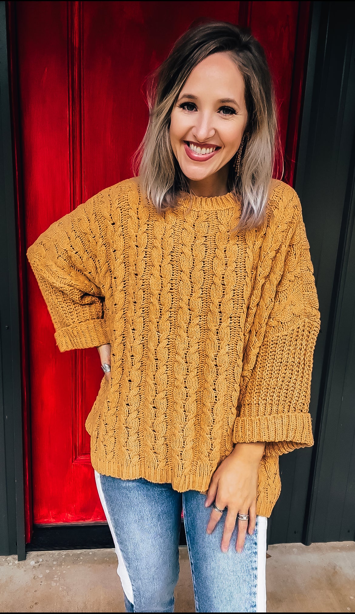 Pumpkin Soft Sweater - Image 3