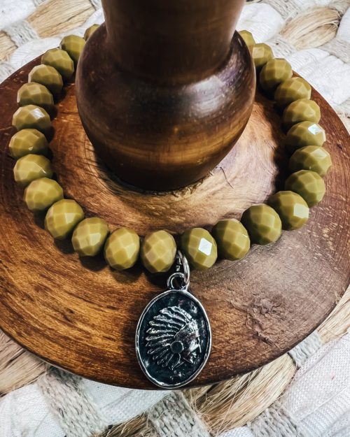 Dusty Mustard Headdress Bracelet