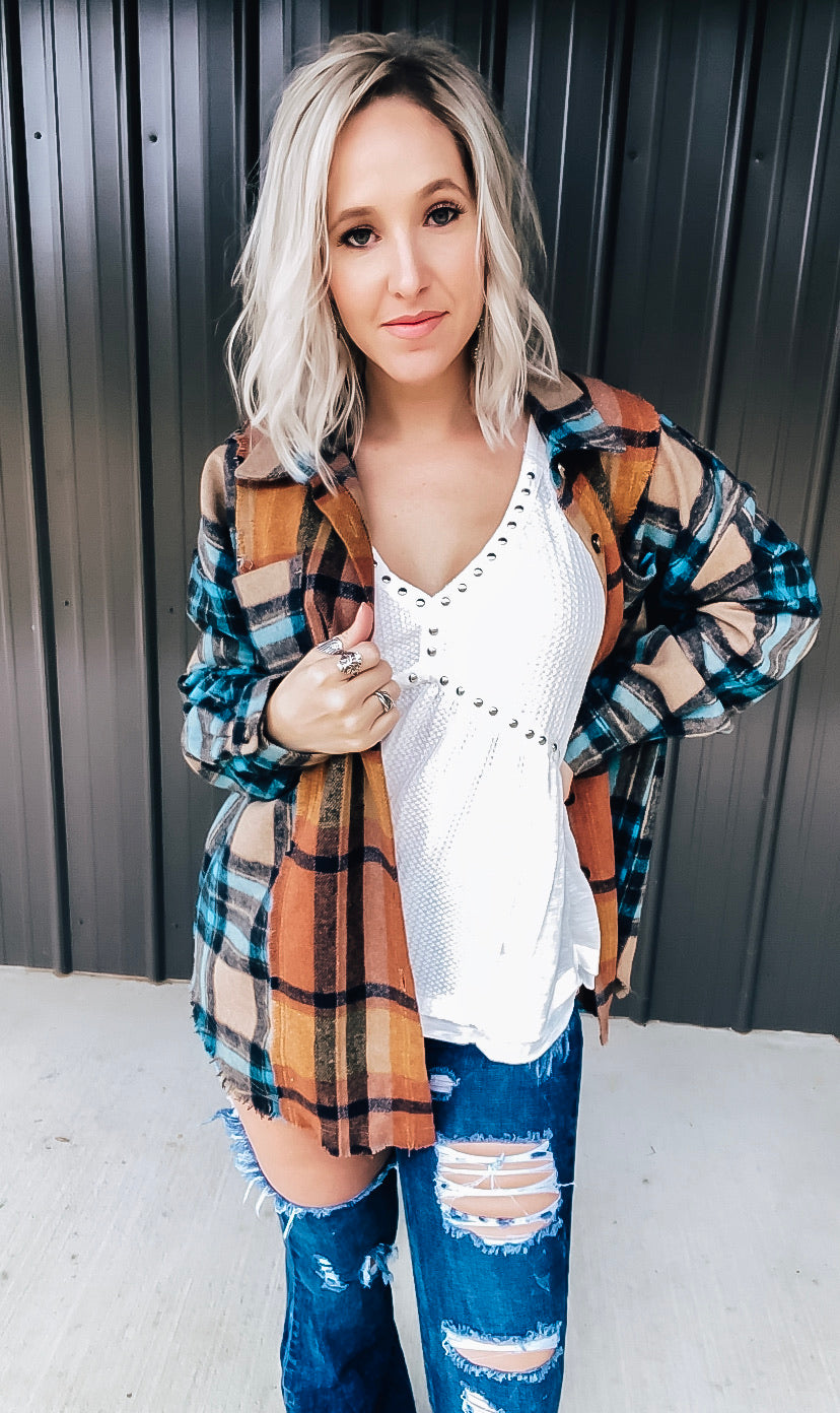 White Studded Strappy Tank - Image 4