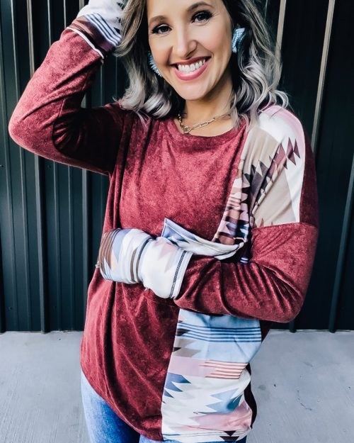 Terry Aztec Top