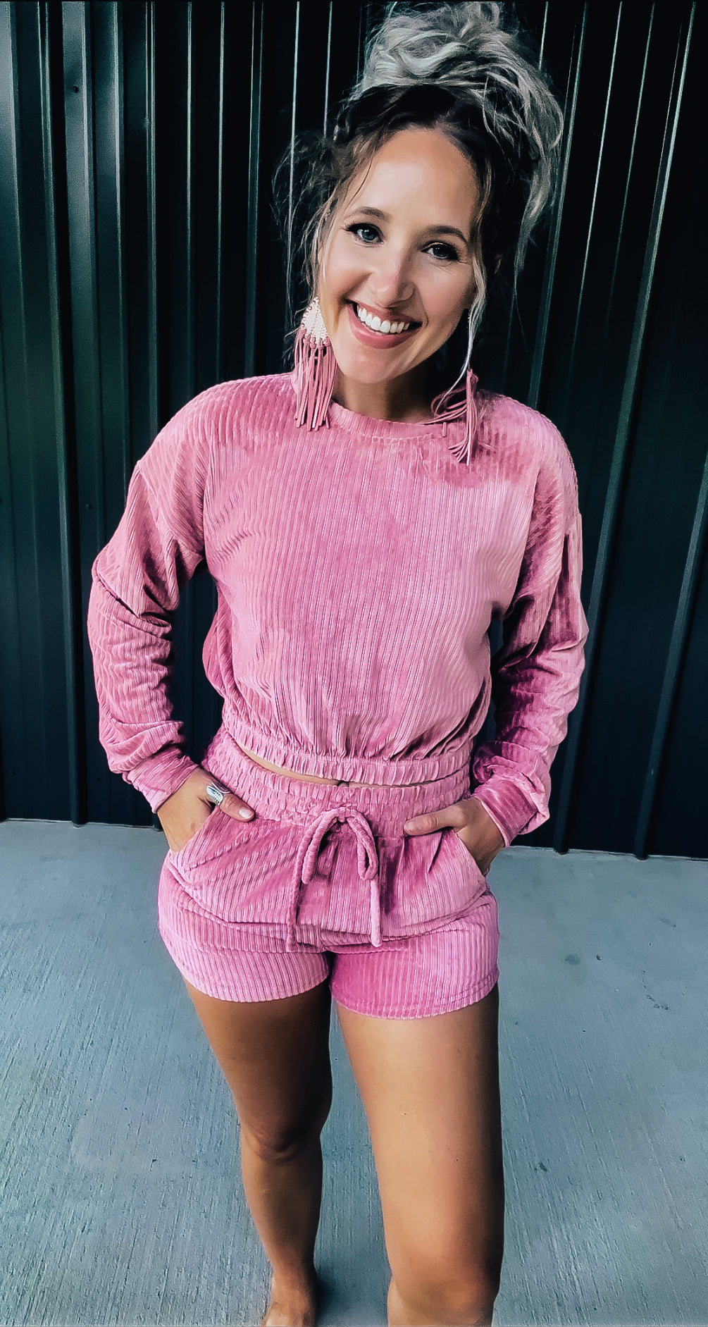 Mauve Corduroy Set - Image 2