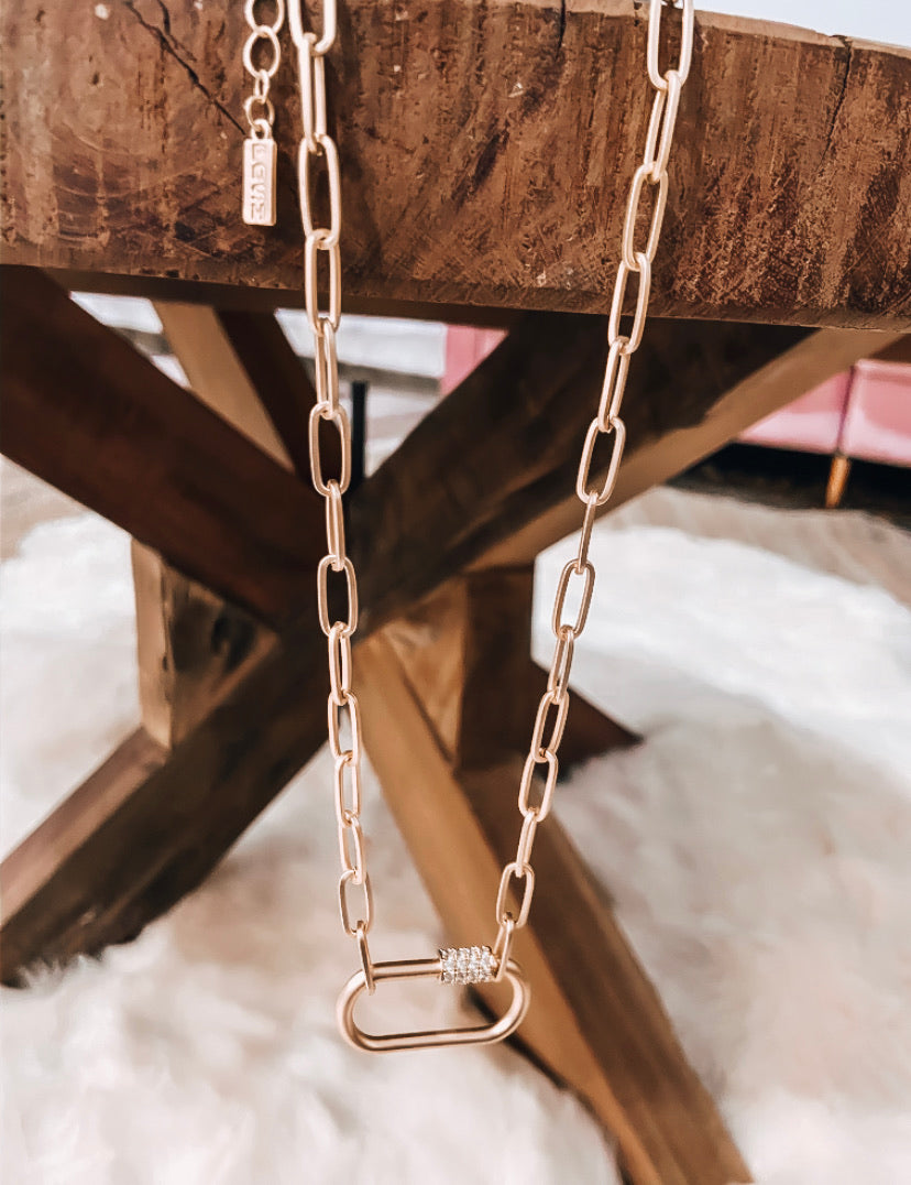 Gold Latch Necklace - Image 5