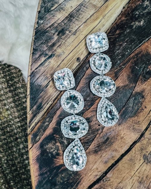 Dangle Drop Rhinestone Earrings
