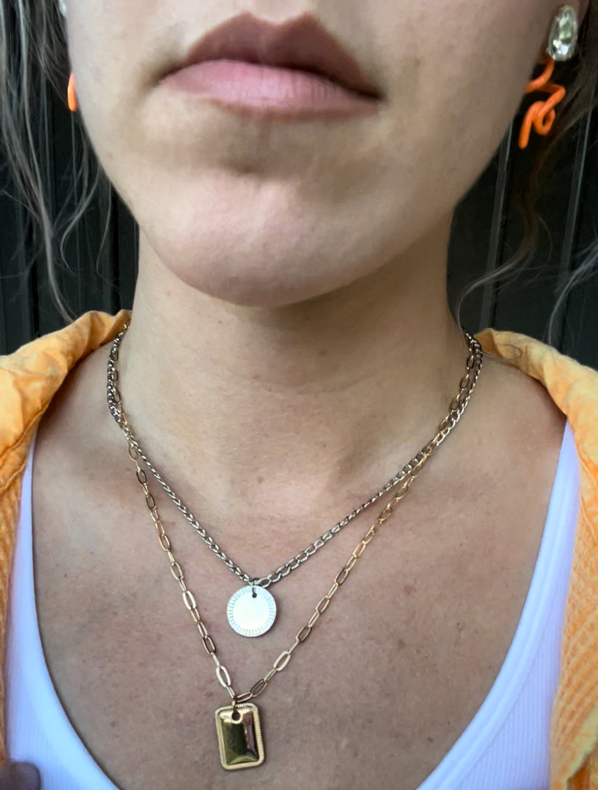 Gold & Silver Necklace - Image 3