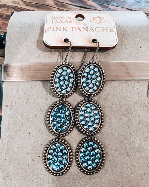 Pink Panache Triple Threat Earrings