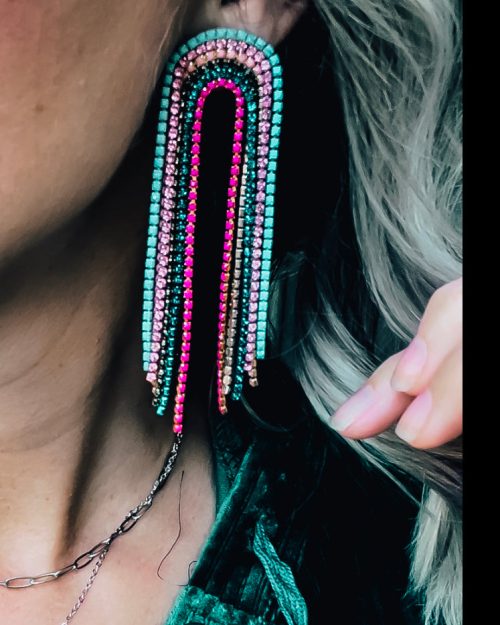 Turquoise Rainbow Earrings