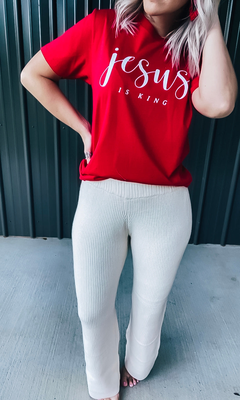 Cream Lounge Pants - Image 5