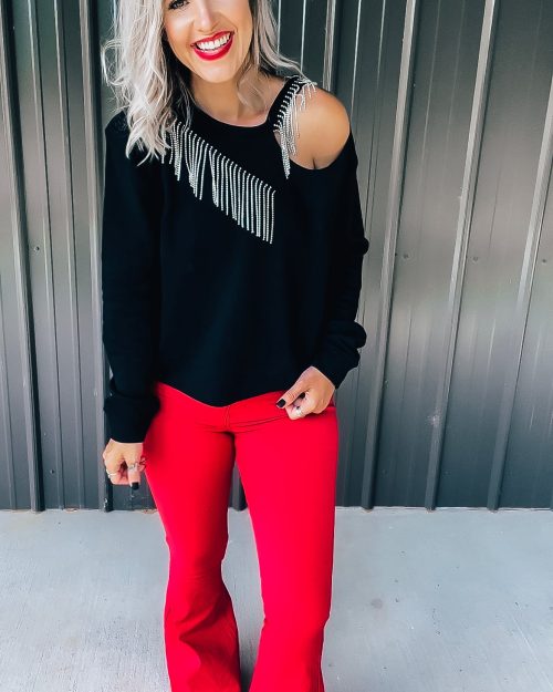 Rhinestone Sweatshirt