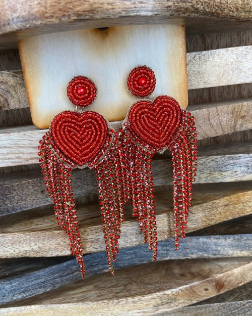 Dangling Hearts Earrings
