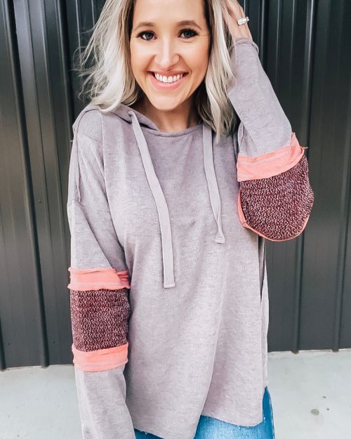 Greyson Brown & Coral Hoodie