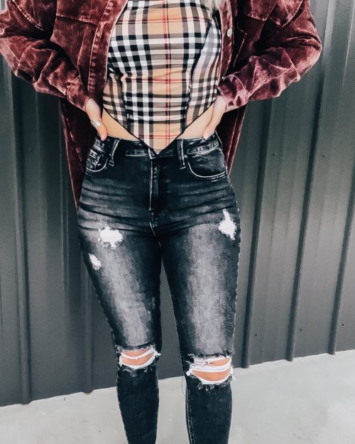 Charcoal Black Skinny Jeans