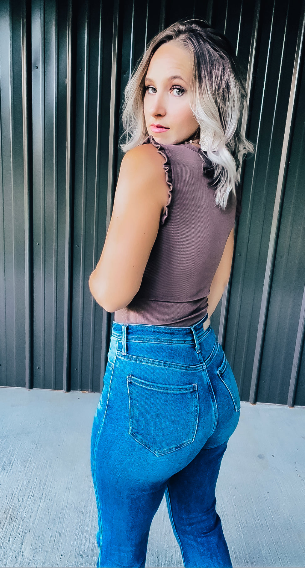 True Blue Denim Flares - Image 14