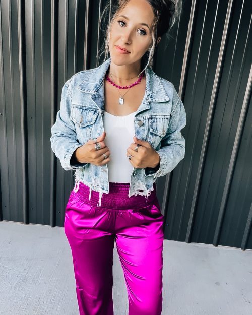Fuschia Joggers