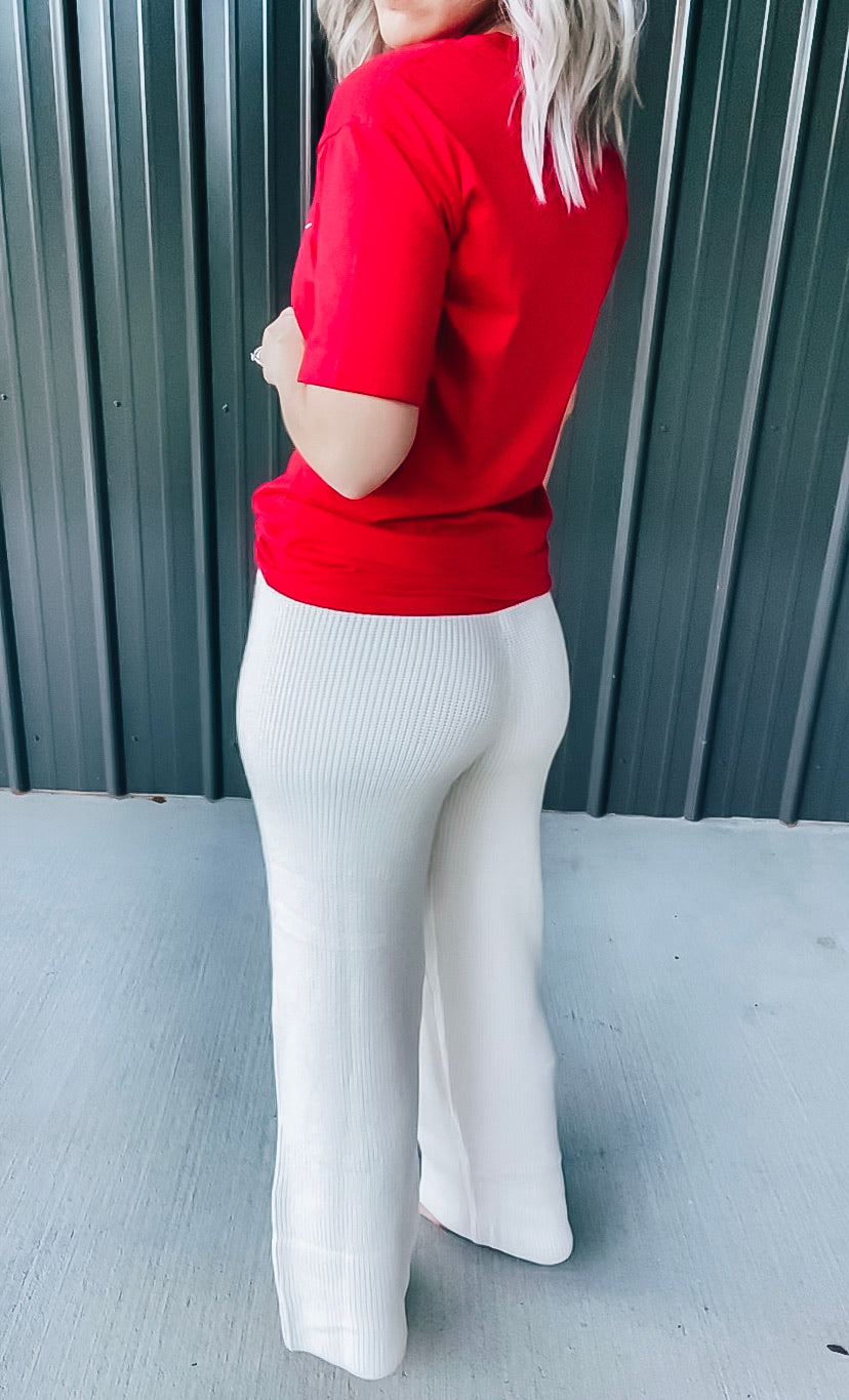 Cream Lounge Pants - Image 4