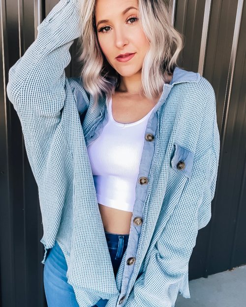 Soft Blue Shacket