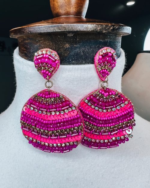 Shades of Pink Earrings