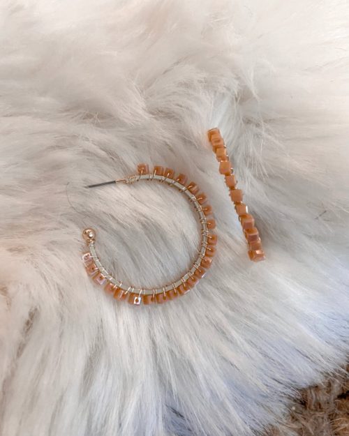 Crystal Hoop Earrings