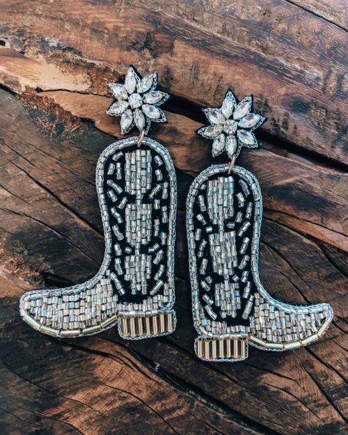 Cowgirl Rhinestone Earrings