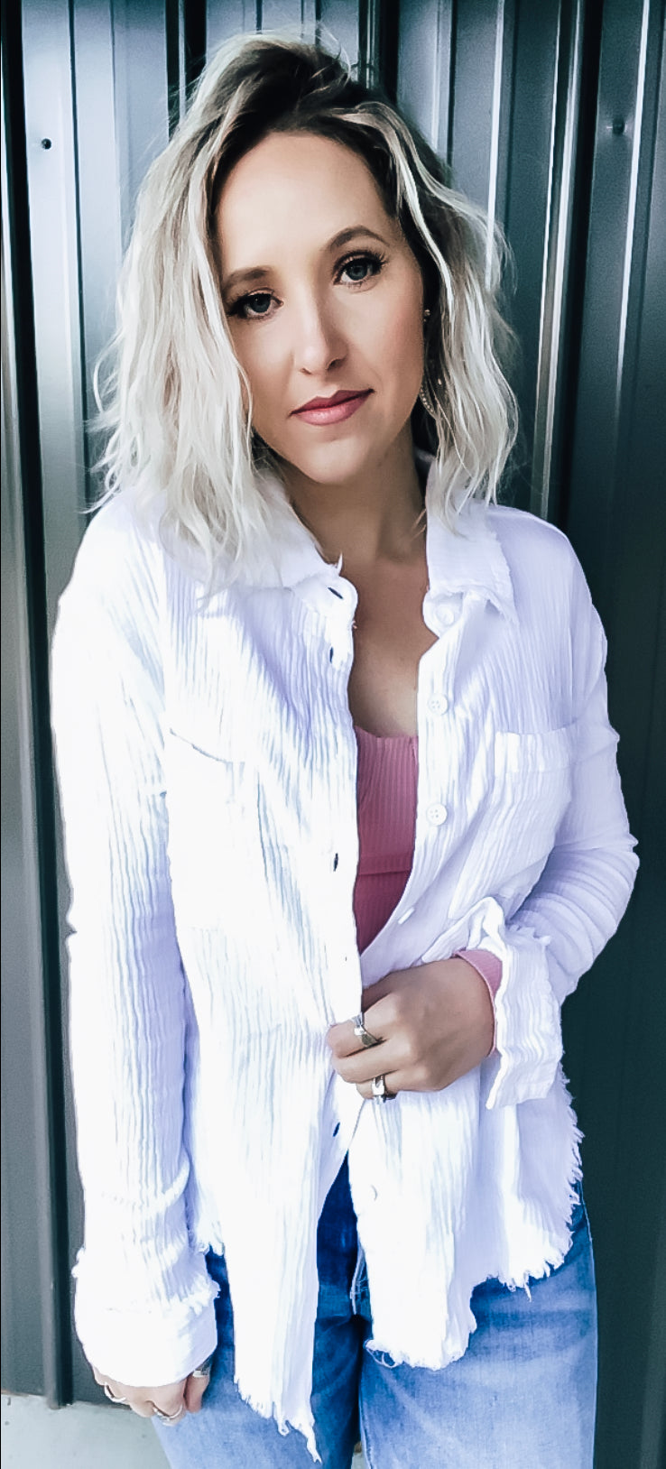 White Gauze Flannel - Image 2