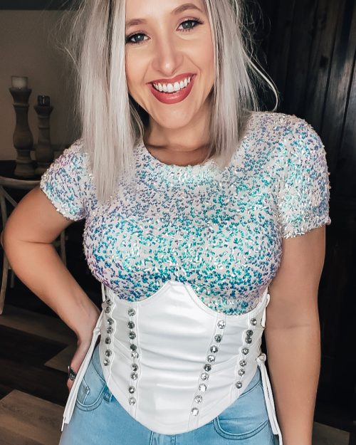 White Diamond Waist Corset