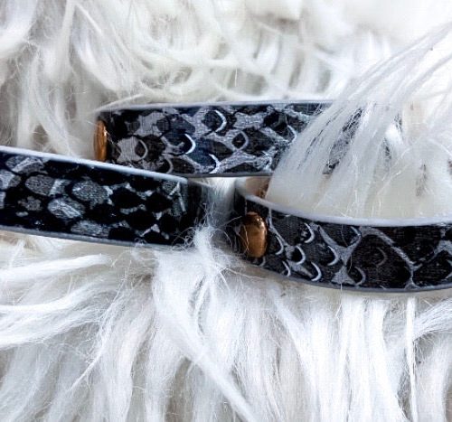 Snakeskin Snap Bracelet