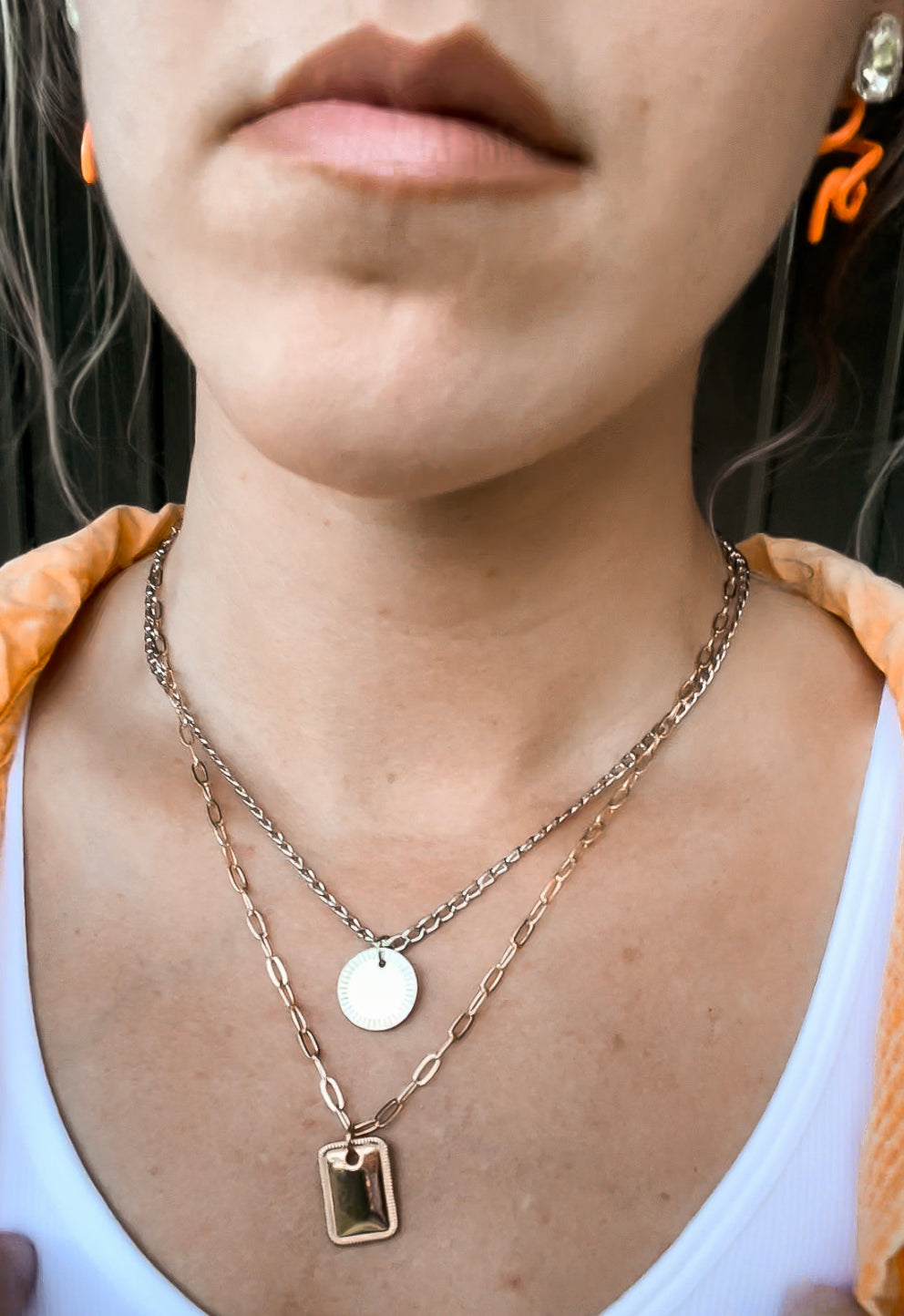 Gold & Silver Necklace - Image 4