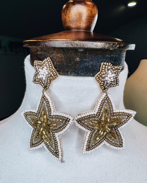 Golden Star Earrings