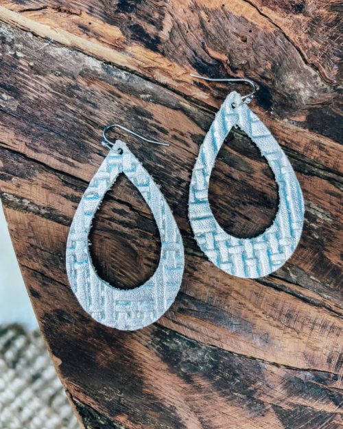 Silver Teardrop Earrings