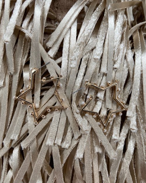 Star Hoop Earrings