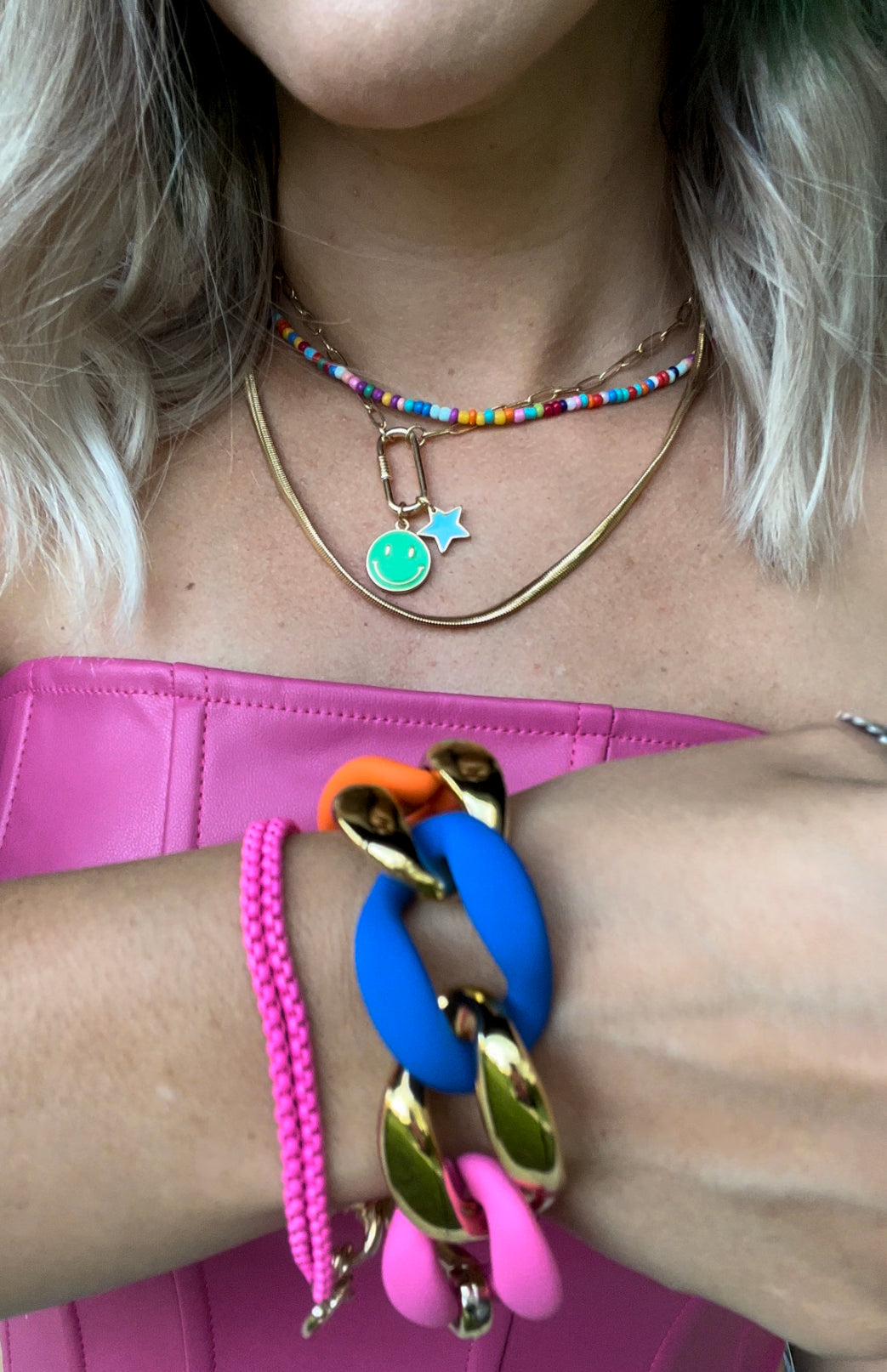 Hot Pink Bracelet - Image 6